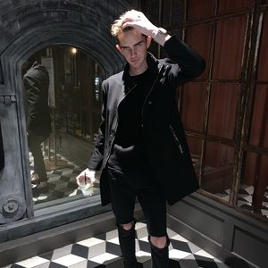 New Zara Essentials Black Trench